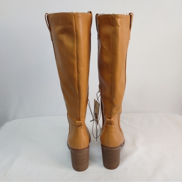 🆕Universal Thread Women’s Tan knee-high Heeled Boots❤️❤️❤️Size 11M - Picture 4 of 7